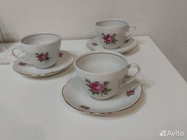 Кофейная пара Kahla GDR фарфор