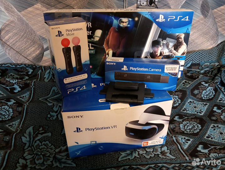 Sony playstation 4 VR шлем + Aim controller ps4