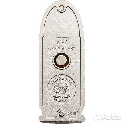 Монета 75 лет высадки в Нормандии День Д Танзания