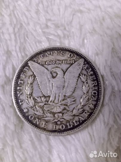 1 доллар 1889г О