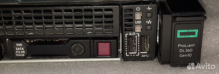 Сервер HP DL360 G10 1U 2x Platinum 8170/384GB/10TB
