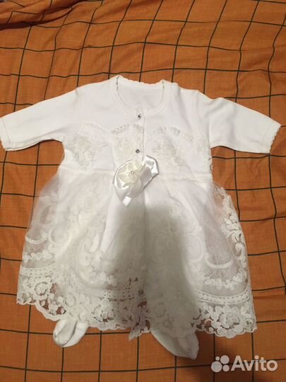 Платье боди на выписку