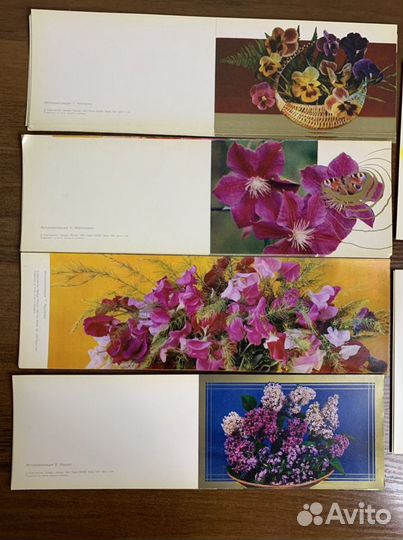 Открытки СССР чистые ретро