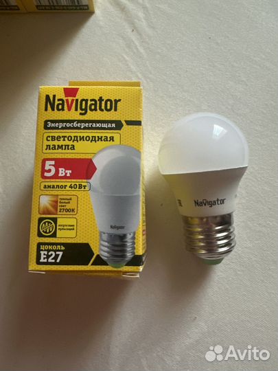 Лампа энергосберегающая Navigator 5Вт, Е 27