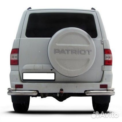 Защита заднего бампера UAZ patriot (2014)