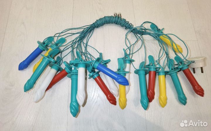 Советская елочная Свечи на прищепках