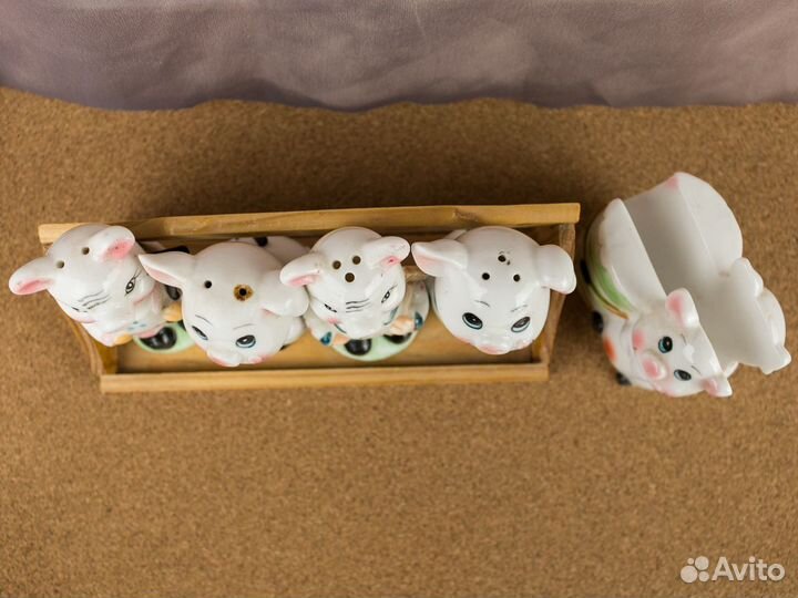 Набор для специй и салфетница