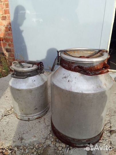 Фляга алюминиевая бу 40л