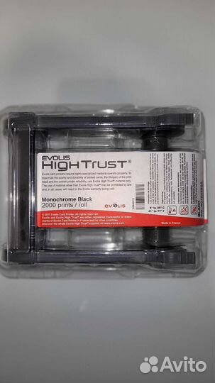Evolis high trust monochrome black 2000 prints