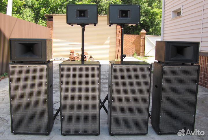 Колонки 4200W 8шт Pro Акустика 12