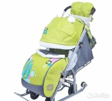 Санки коляска nika