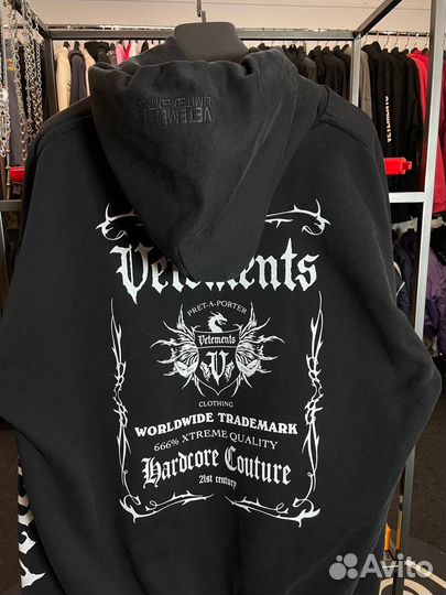 Худи Vetements оверсайз шоурум