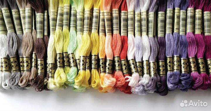 Нитки мулине новая палитра дмс dmc
