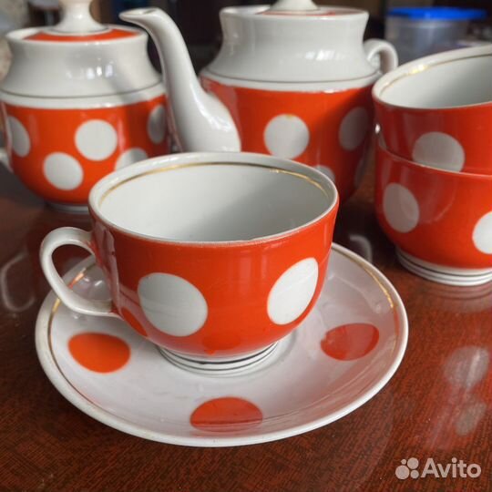 Чайный сервиз СССР фарфор