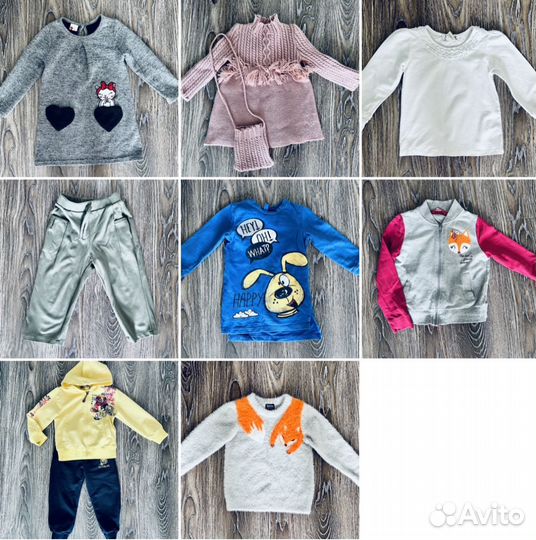 Пакет №8 Одежда пакетом для девочки на 2,3,4года