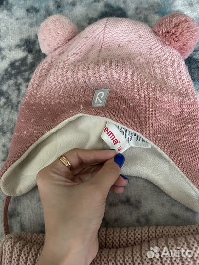 Комплект шапка, шарф