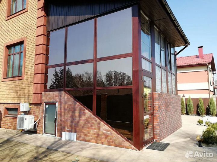 Остекление домов и коттеджей. Установка пвх окон