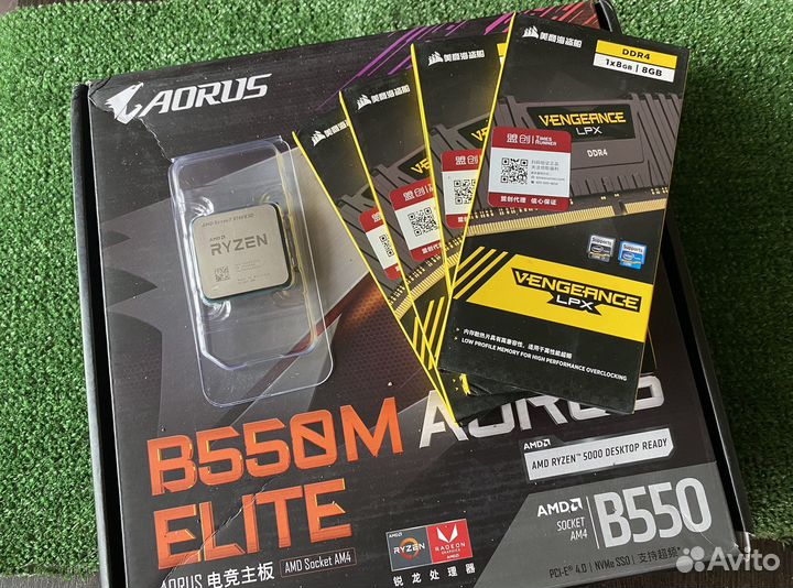 Комплект Ryzen 5700x3D/B550M/ 32Gb DDR4