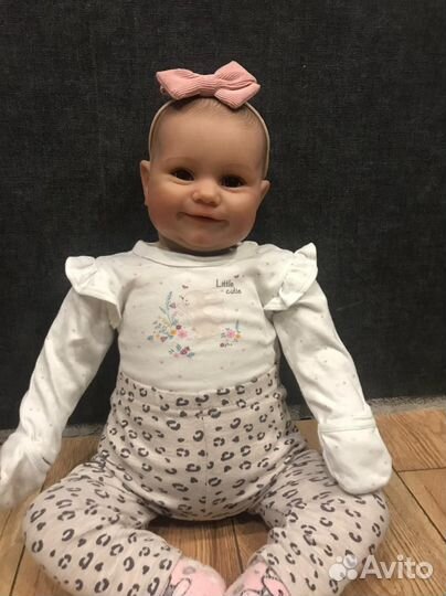 Кукла реборн силиконовая девочка