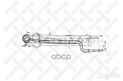 Полурессора 1/49x55x100 500+470/320/50/70 Kr150