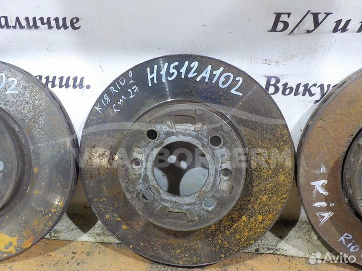 Диск тормозной передний Kia RIO