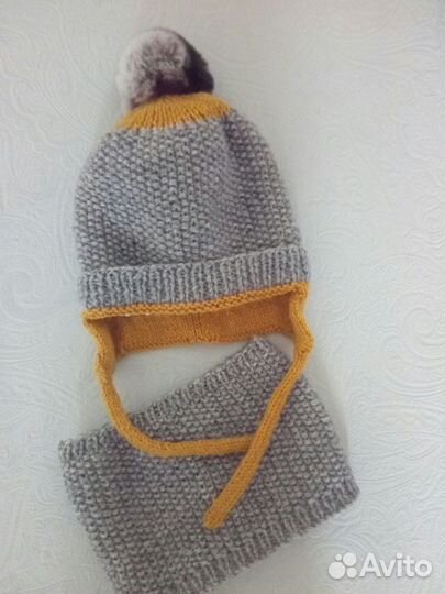 Шапка и снуд для мальчика