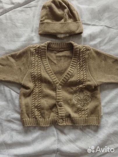 Комплект кофта с шапочкой