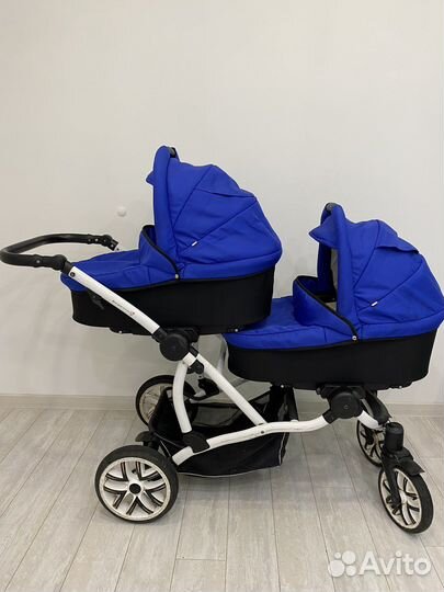 Коляска для двойни bebetto 42 3 в 1