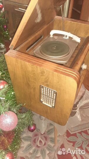 Радиола СССР ламповая волга