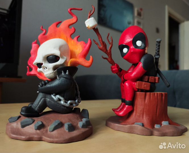 Дэдпул и Призрачный гонщик (DeadPool, Ghost Rider)