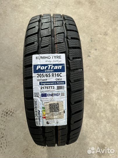 Kumho Winter PorTran CW51 205/65 R16C 107T