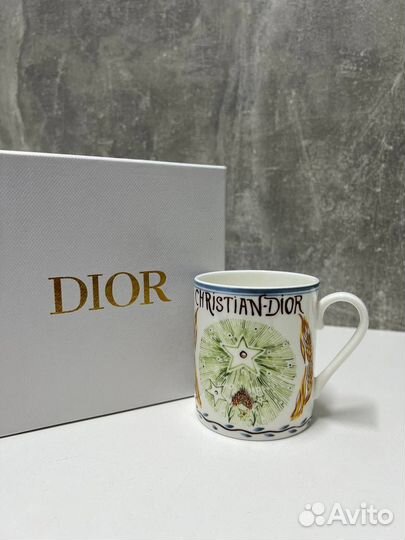 Кружка christian dior подарочная фарфоровая люкс