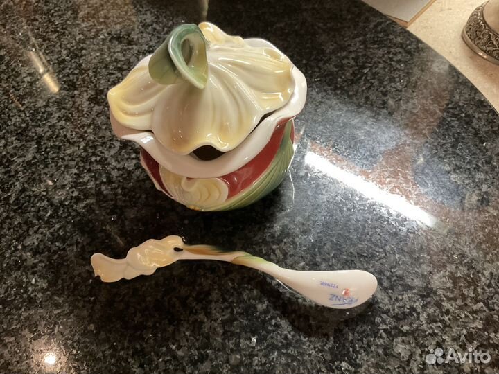 Набор чайник, сахарница, ложка для чая