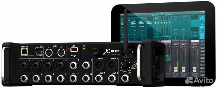 Цифровой микшерный пульт - Behringer xr12