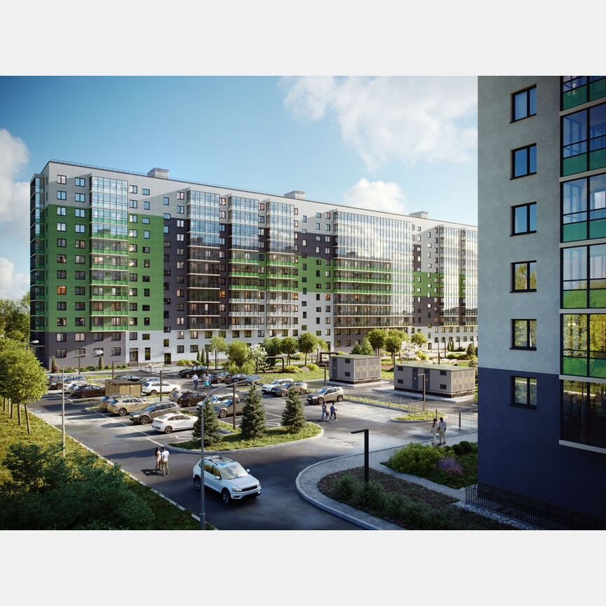 Квартира-студия, 27,6 м², 7/12 эт.