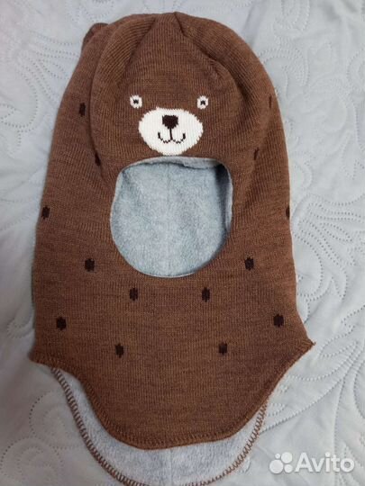 Шапка шлем осень -зима