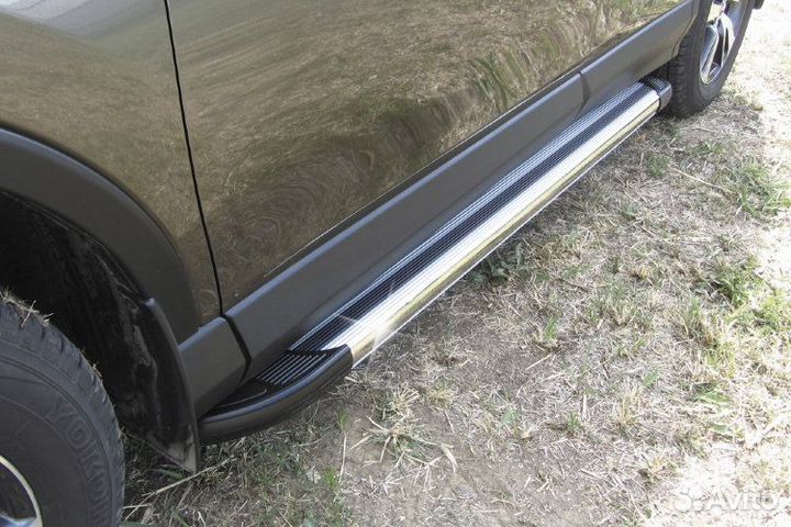 Пороги алюминиевые Toyota RAV-4 (2015)