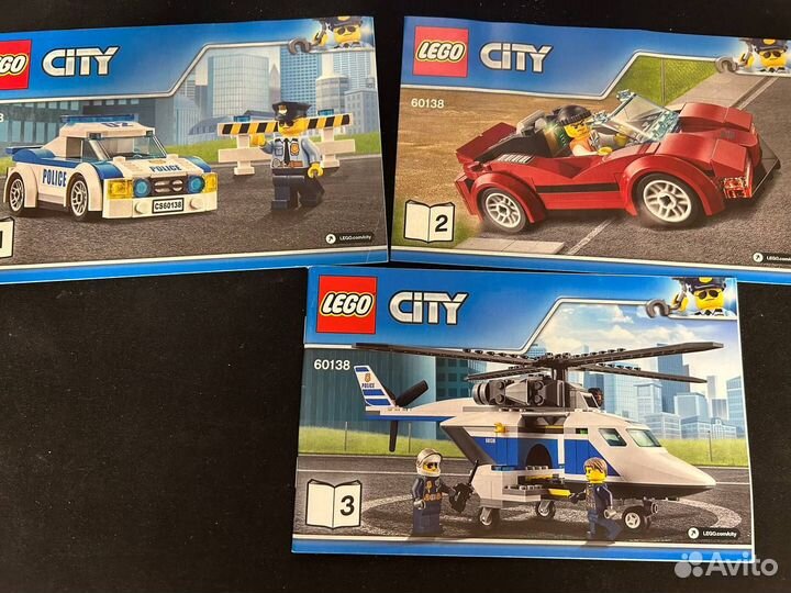 Lego city Стремительная погоня 60138