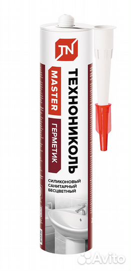 Герметик технониколь санитарный силиконовый бесцве