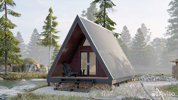 Дом 40м² на участке 2сот
