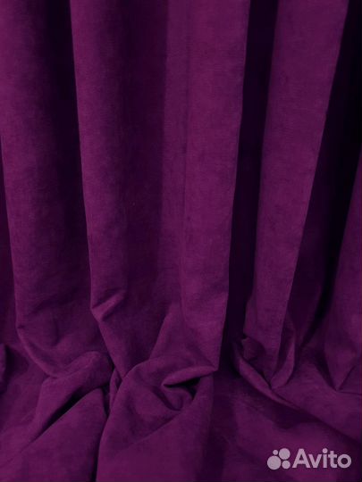 Шторы канвас фиолетовые новые комплект
