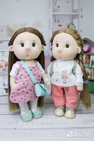 Текстильная игровая кукла