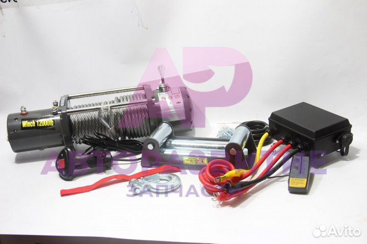 Лебедка электрическая 24V Electric Winch 12000lbs