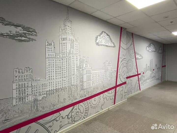 Роспись стен / Граффити - Услуги Художника