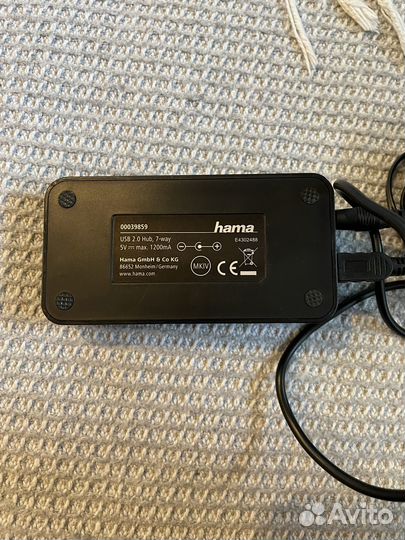 USB хаб Hama 2.0, 7 гнезд