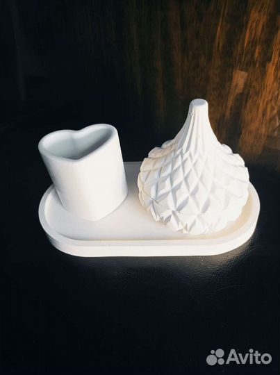 Интерьерный набор из гипса