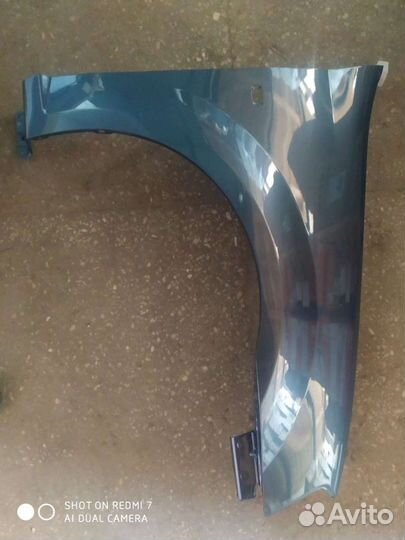 Крылья Рено Логан 10-14 г.в. цвет голубой