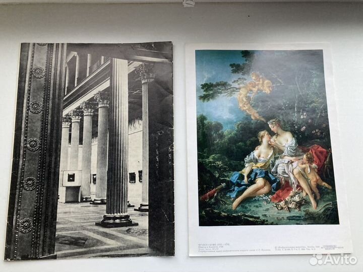 Комплект репродукций Французская живопись xviii в