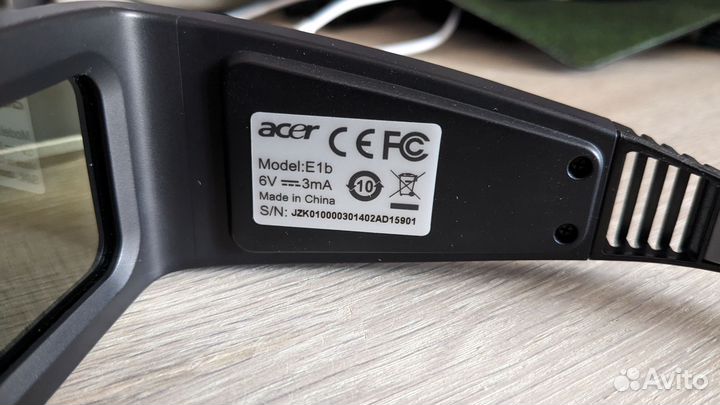 3D очки Acer E1b DLP