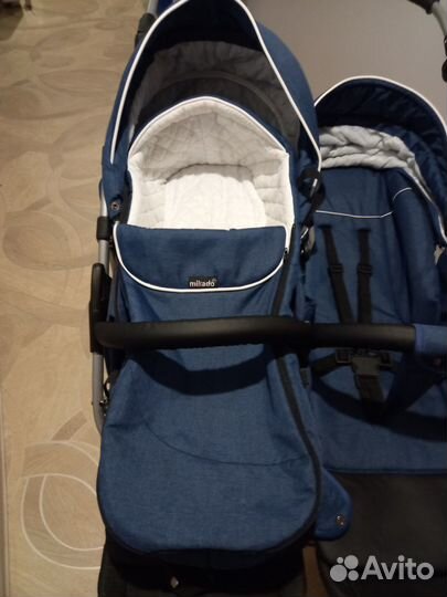 Польская коляска для двойни 2в 1